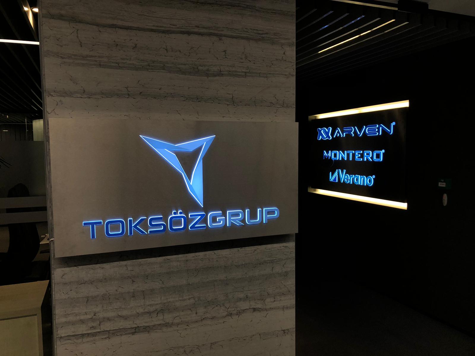 Toksöz Grup Işıklı Tabela