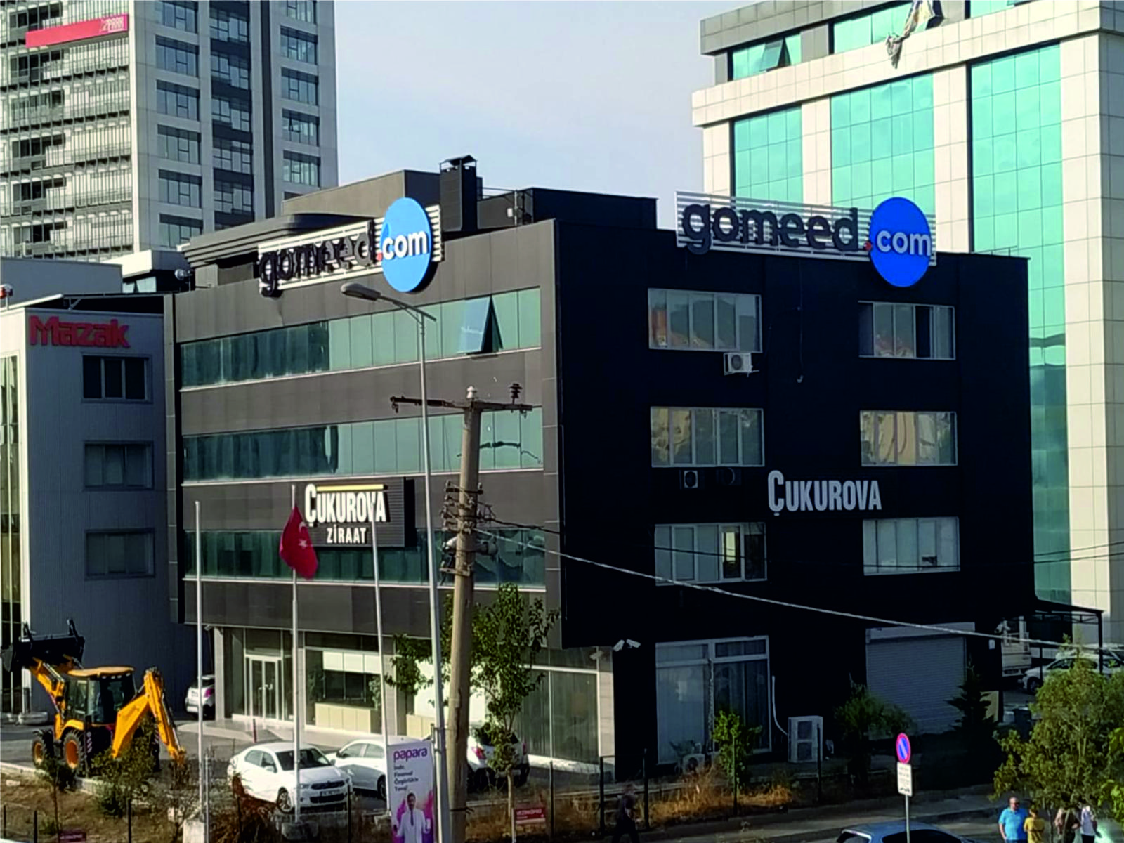 Gomeed  Genel Merkez Çatı Tabelası