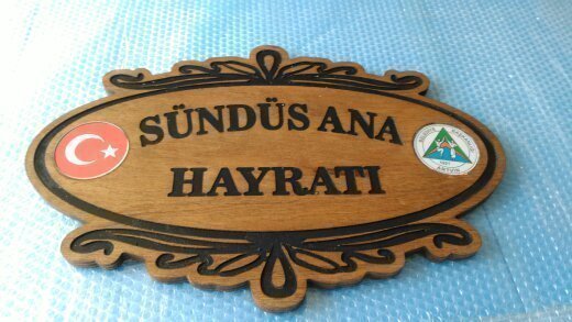 Ahşap Eskitme Dekoratif Tabela