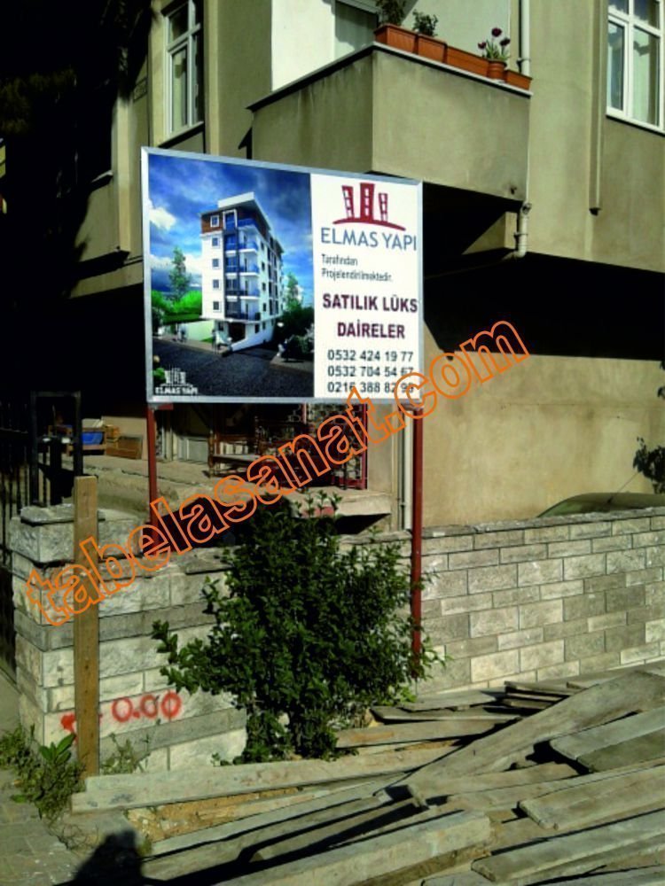 Ayaklı İnşaat Yönlendirme Tabelası