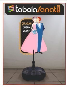 Düğün Salonu Sarayı Tabelası