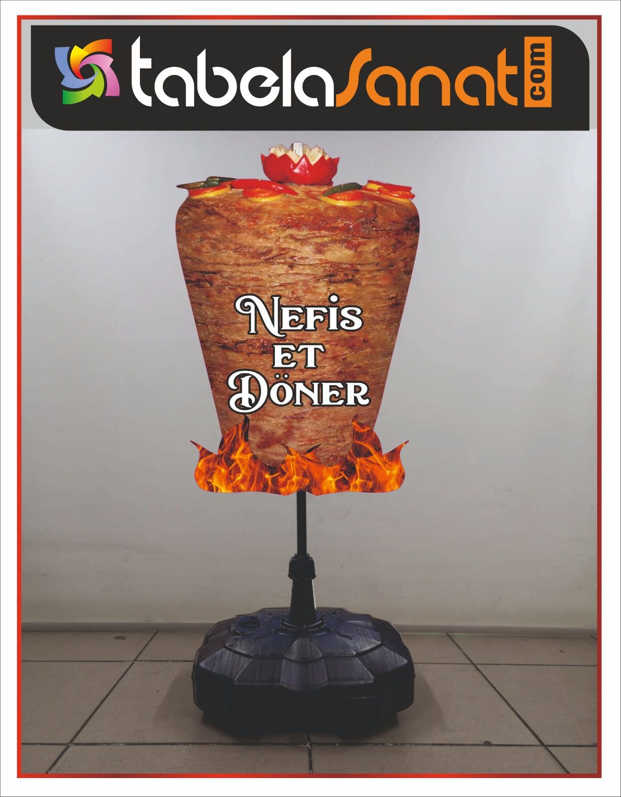 Et Döner Duba Reklam Tabela