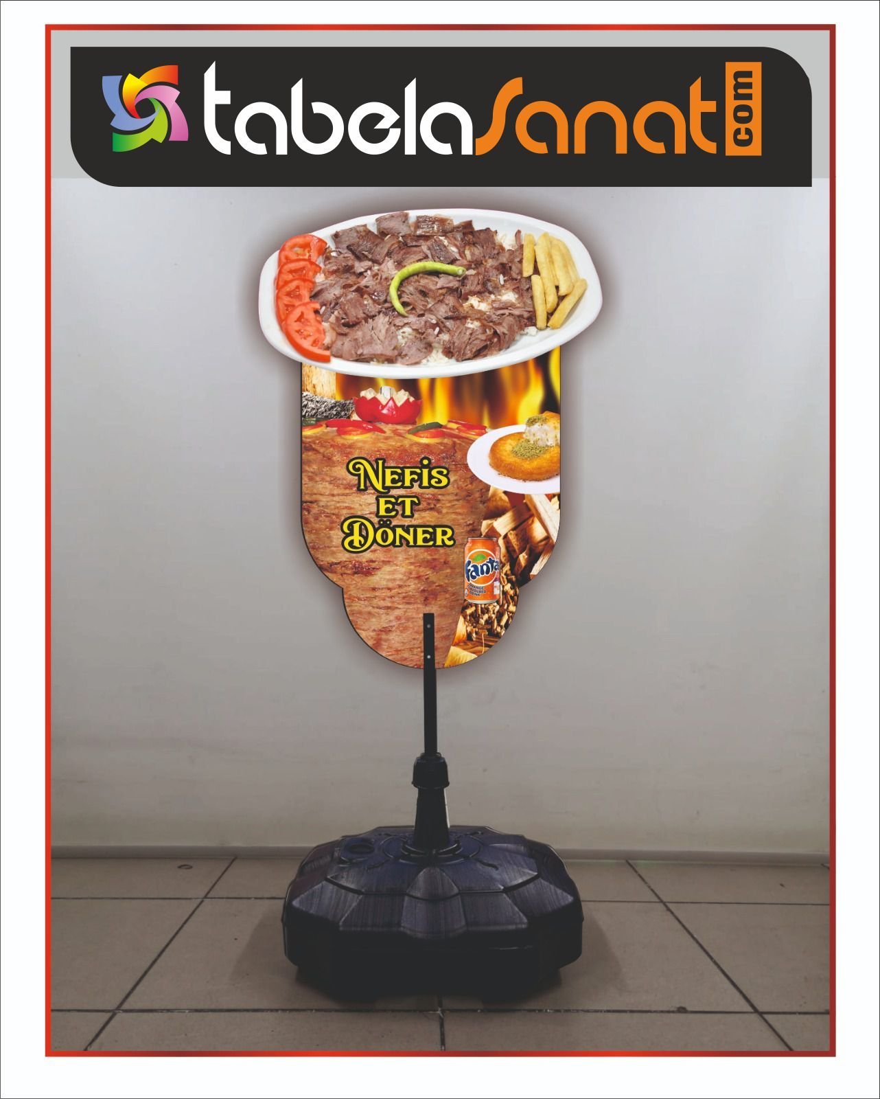 Et Döner Tabela Reklam Dubaları