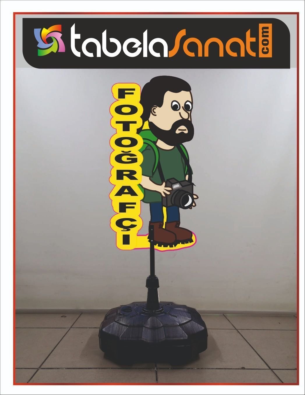 Fotoğrafçı Reklam Tabelası