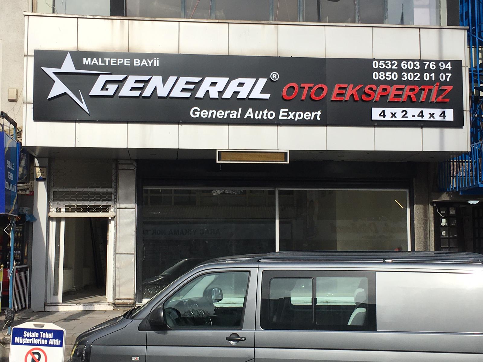 General Expertiz Işıklı Kutu Harf Tabela