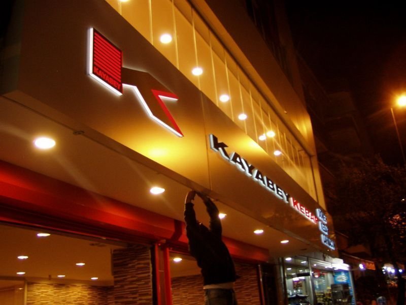 Kayabey Kebap Restaurant Işıklı Kutu Harf tabela