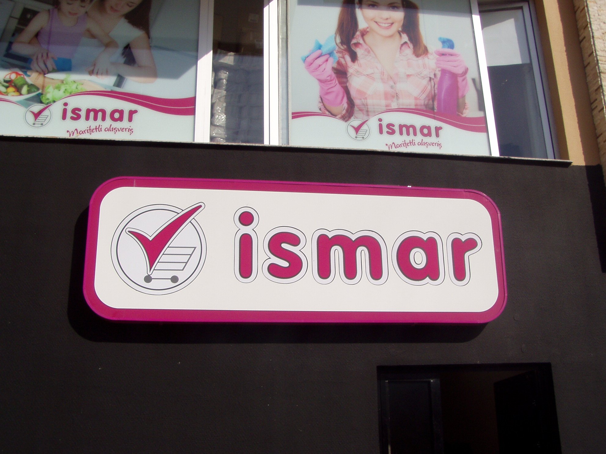 Market Pleksi Işıklı Tabela