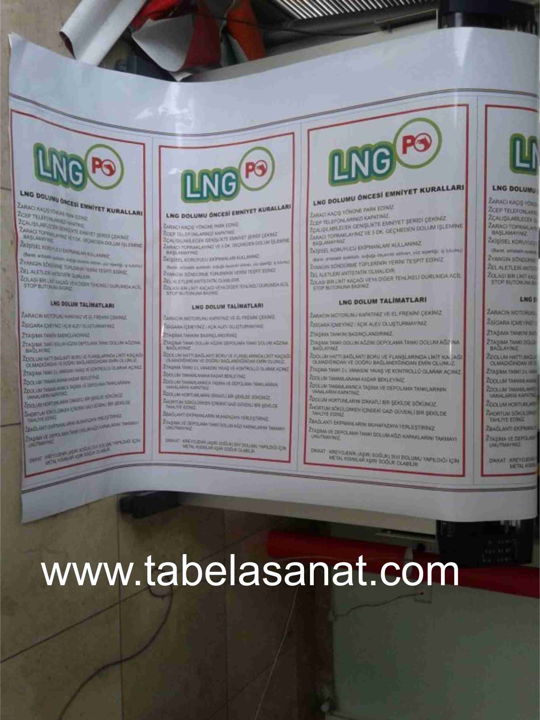PO LNG FOLYO DİJİTAL BASKI