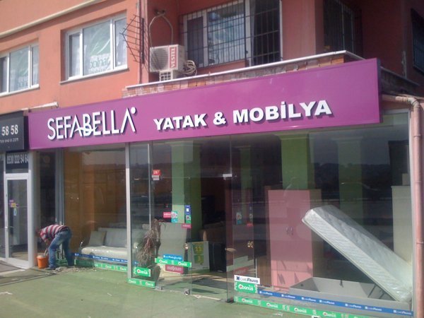 SefaBella Kutu Harf Bayi Tabelası