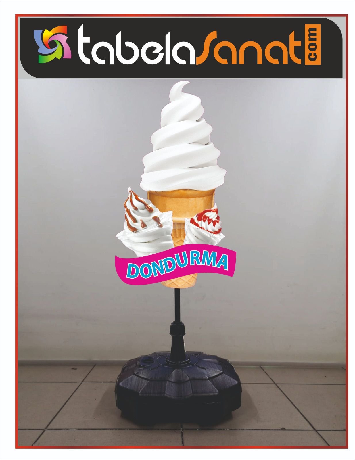 Soft Dondurma Tabela Dubası