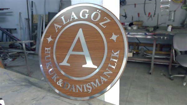 ağşap krom kesim avukat danışmanlık tabelası