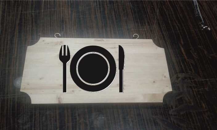 ahşap eskitme dekoratif yönlendirme tabela tabelası