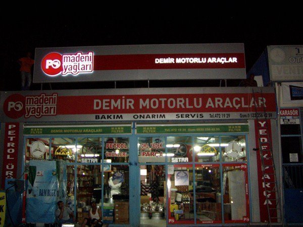 alüminyum dekupe cnc kesim ışıklı tabela