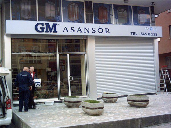 asansör firmaları pleksi kutu harf ışıklı tabela
