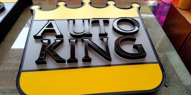 auto king pleksi kutu harf led ışıklı tabela