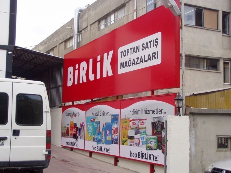 Birlik billboard reklam tabela tabelası