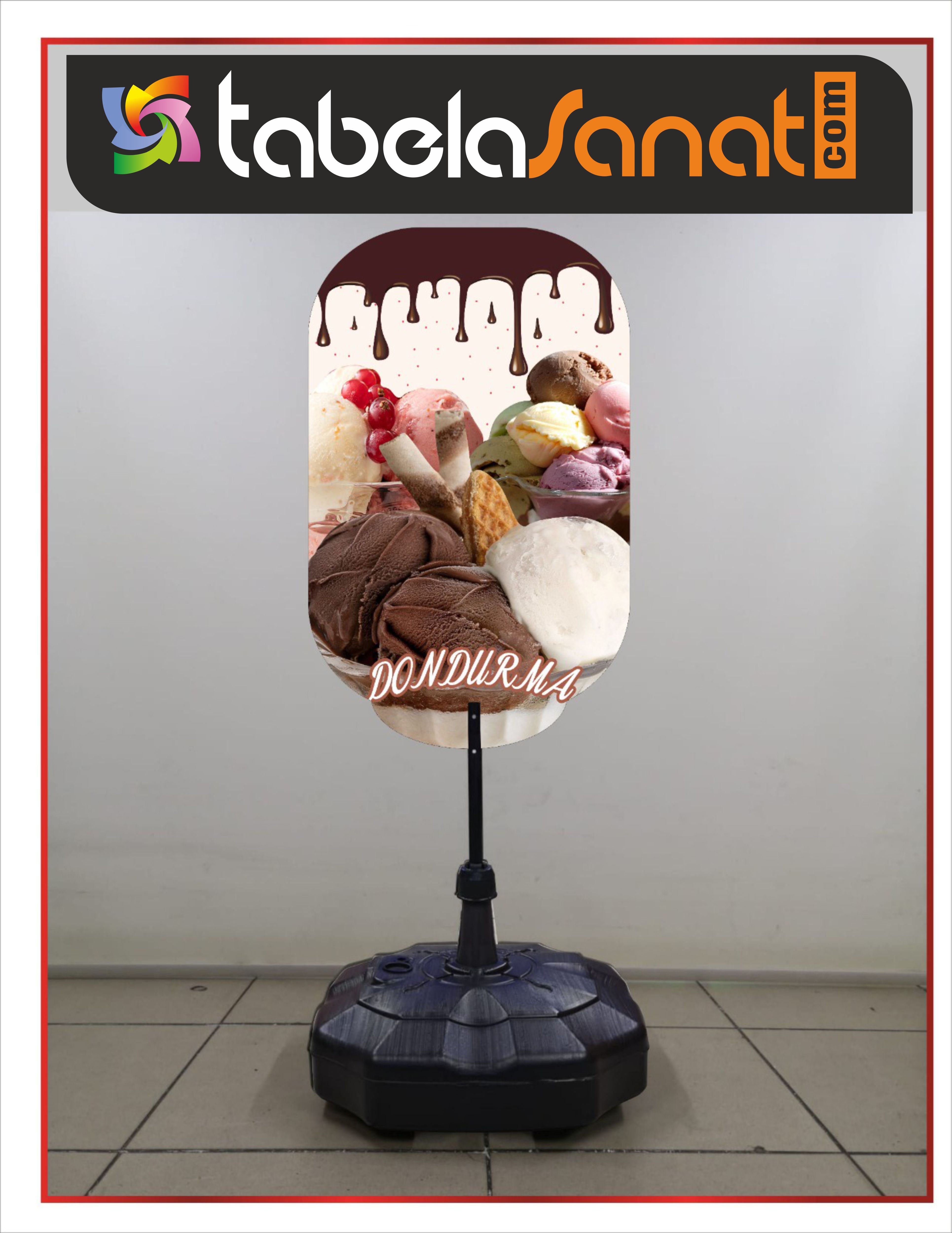 Renkli Dondurma Tabelaları