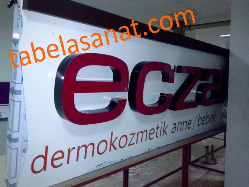 eczane kutu harf ışıklı tabelası tabela fiyatları