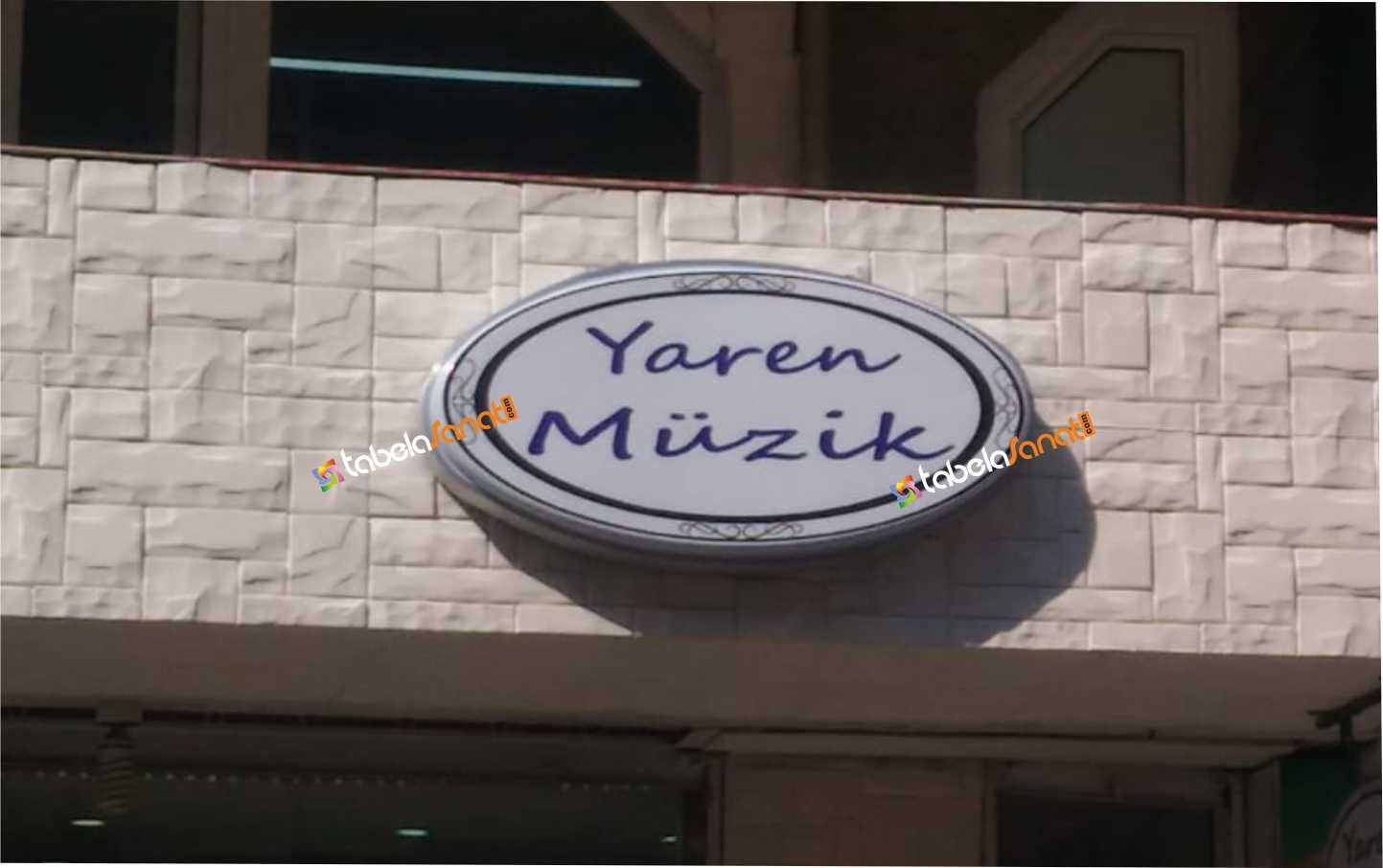 elips ışıklı pleksi tabela