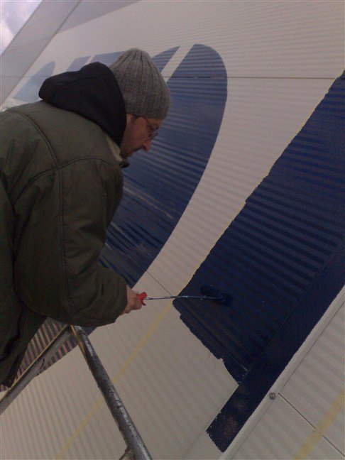 fabrika duvar çatı cephe çizim yazım boyama tabela