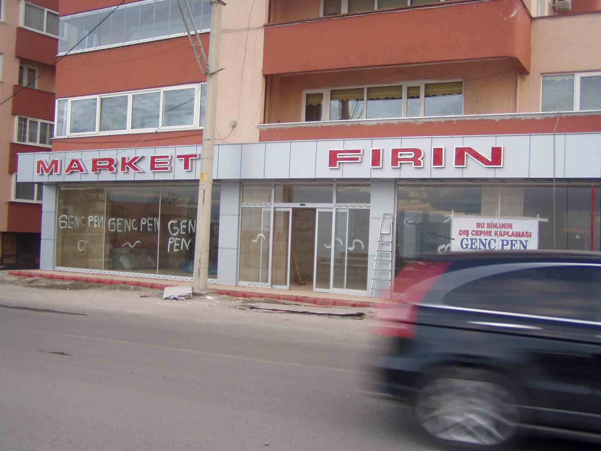 fırın market pleksi kutu harf tabela tabelası