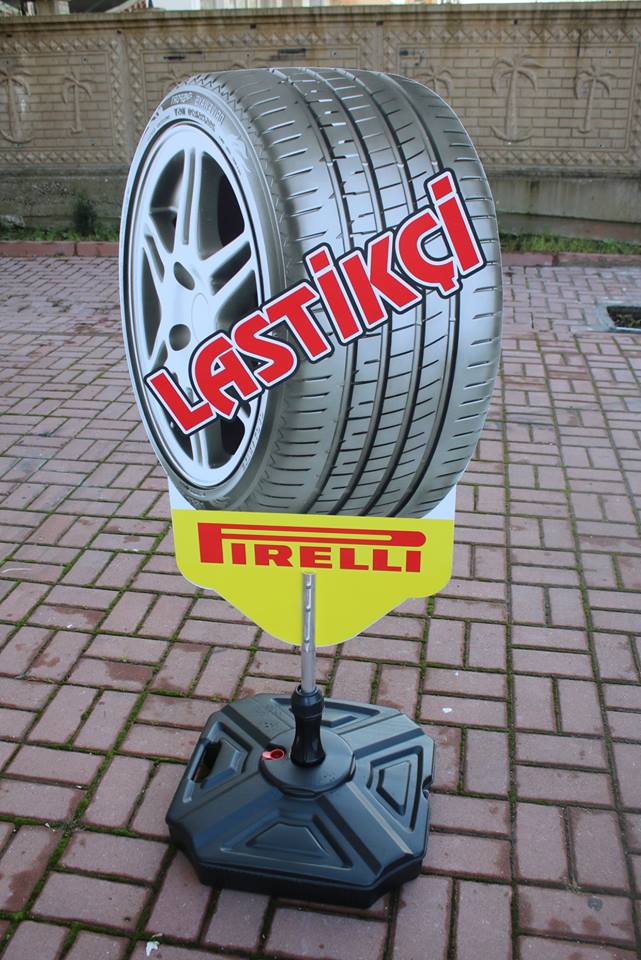 Hazır Lastikçi Tabela Reklam Dubası