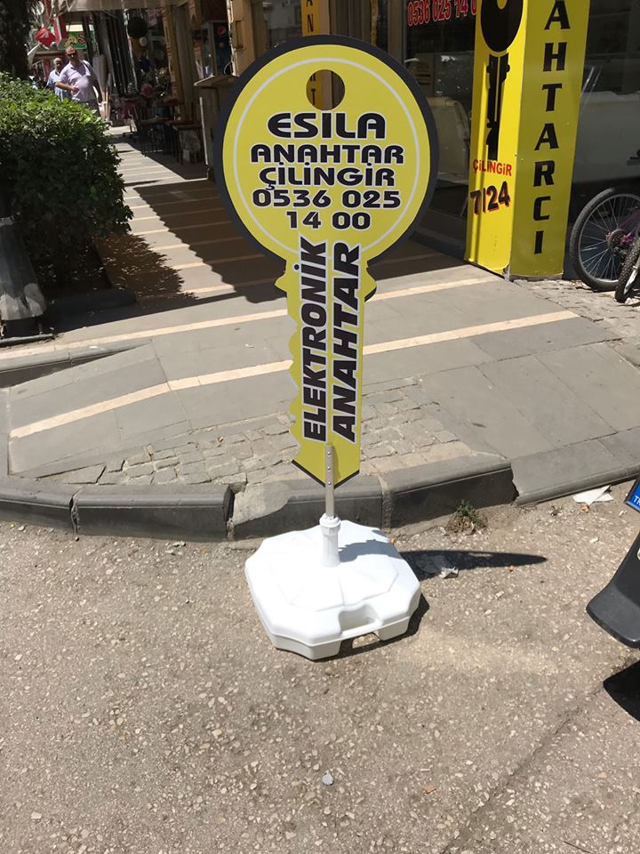 çilingirci anahtarcı tabela reklam dubası