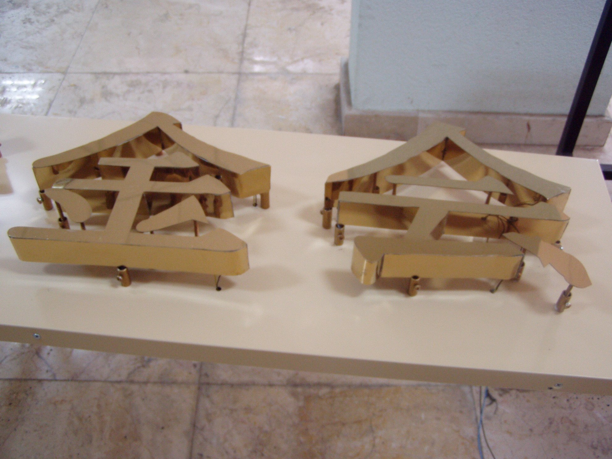 çin alfabesi krom kutu harf ışıklı tabela