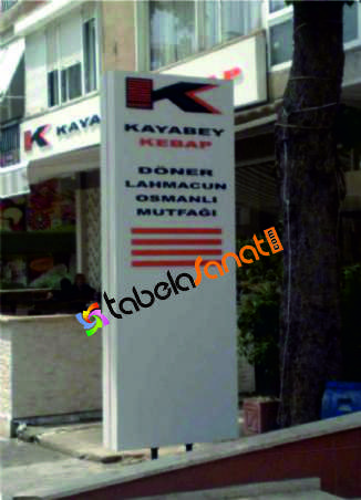 kanopi ışıklı totem tabela imalat görseller