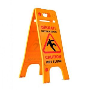 Kaygan Zemin Plastik İkaz Tabelası