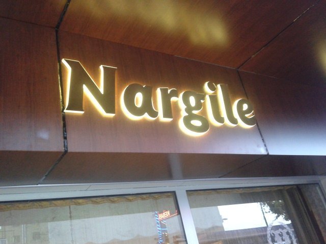 ışıklı kutu harf nargile tabela tabelası görselleri