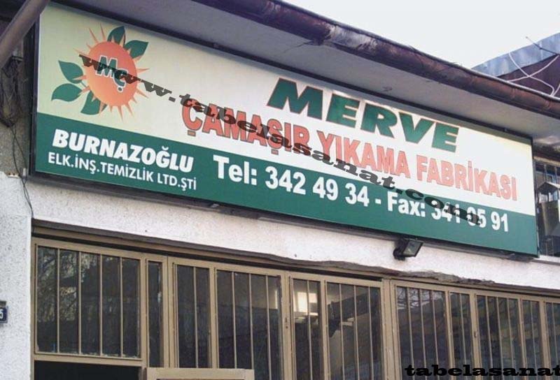 Fabrika Işıksız Vinil Tabela