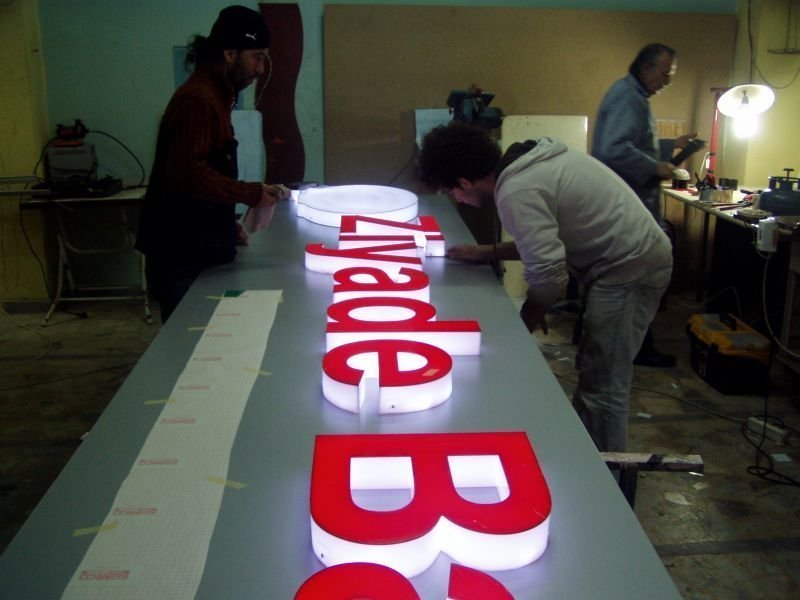 Kutu Harf Işıklı Tabela İmalat