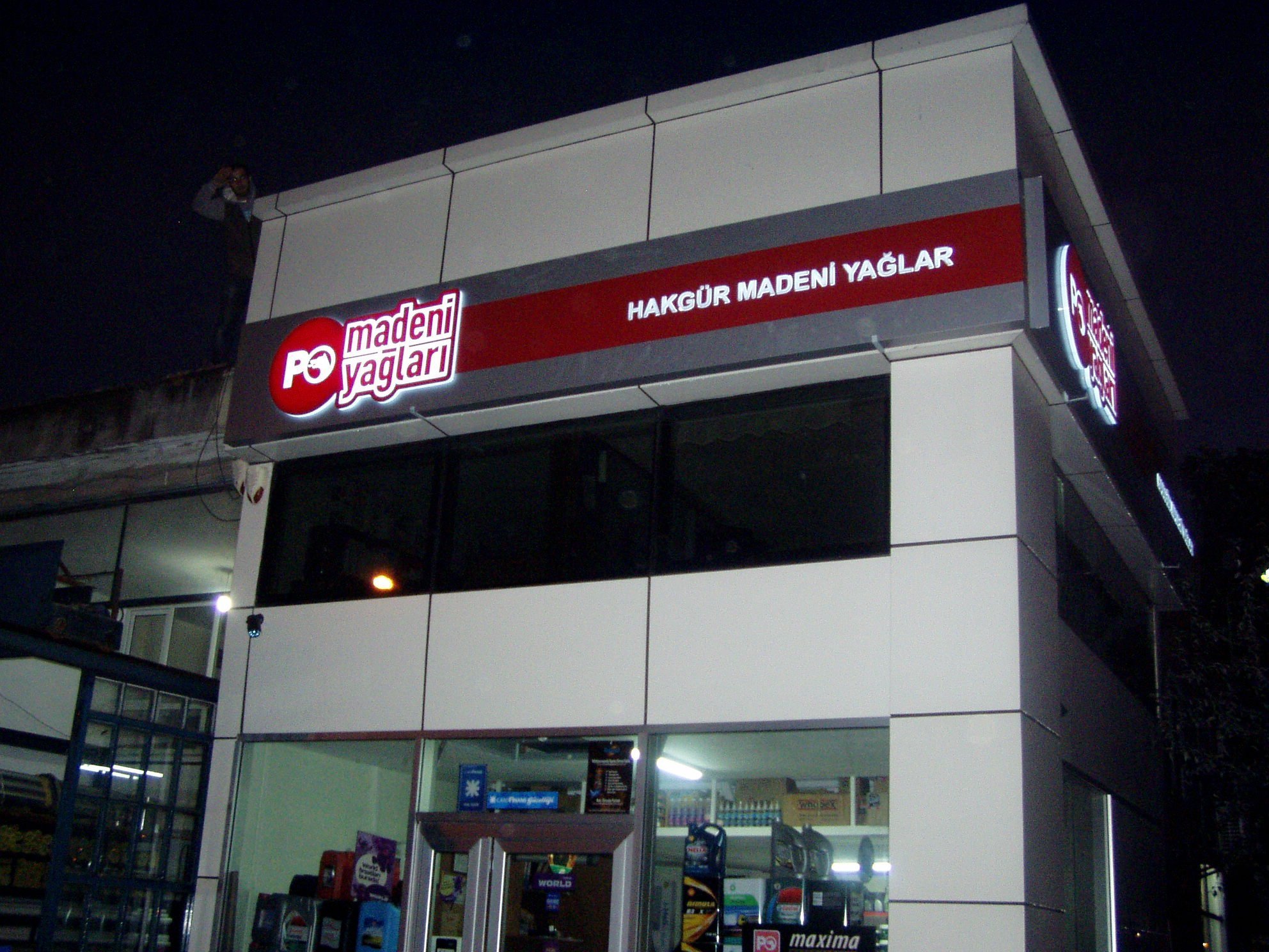 Petrol Ofisi Işıklı Tabela