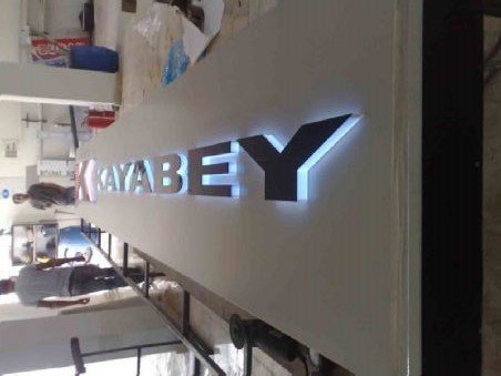 led ışıklı kutu harf tabela