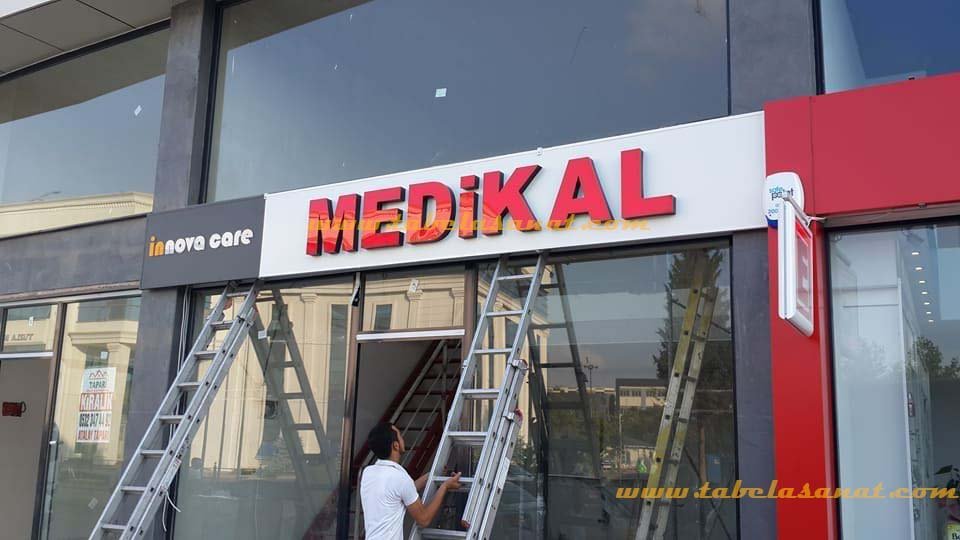 Led Işıklı Kutu Harf Tabela Modeli