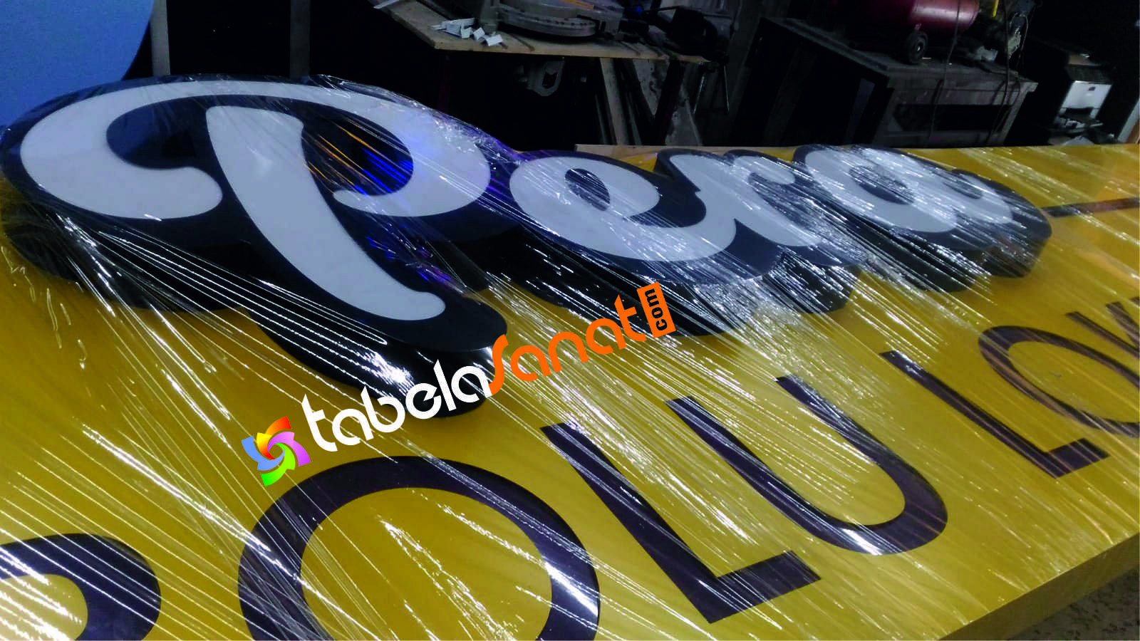 lokumcu led ışıklı tabelası