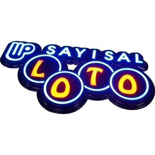 milli piyango sayısal loto led ışıklı tabela