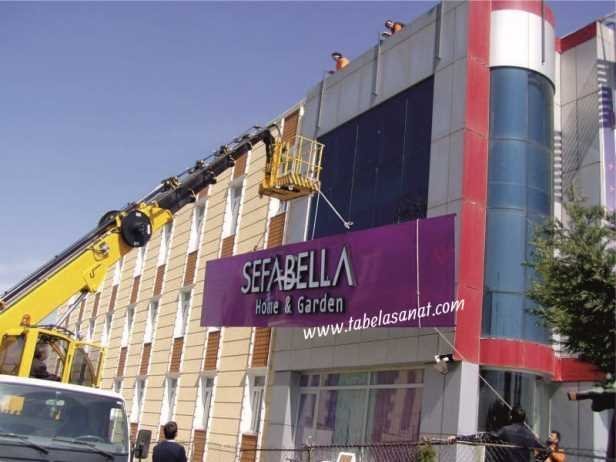 mobilyacı kutu harf ışıklı led tabela