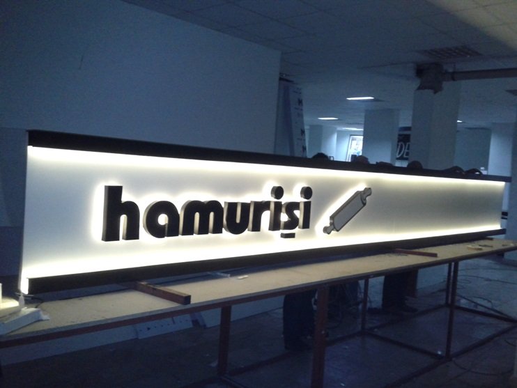 pastane cafe ışıklı harf tabela