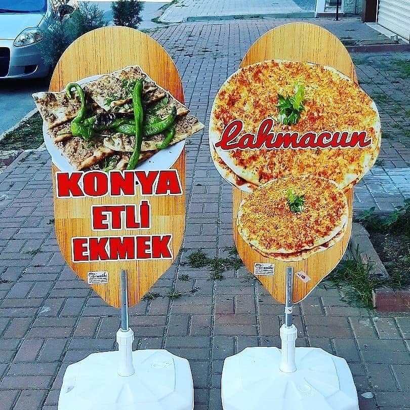 pideci lahmacuncu  hazır tabela reklam dubaları