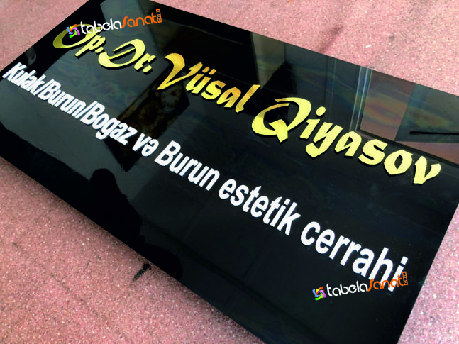 pleksi lazer kesim kapı isimlikleri