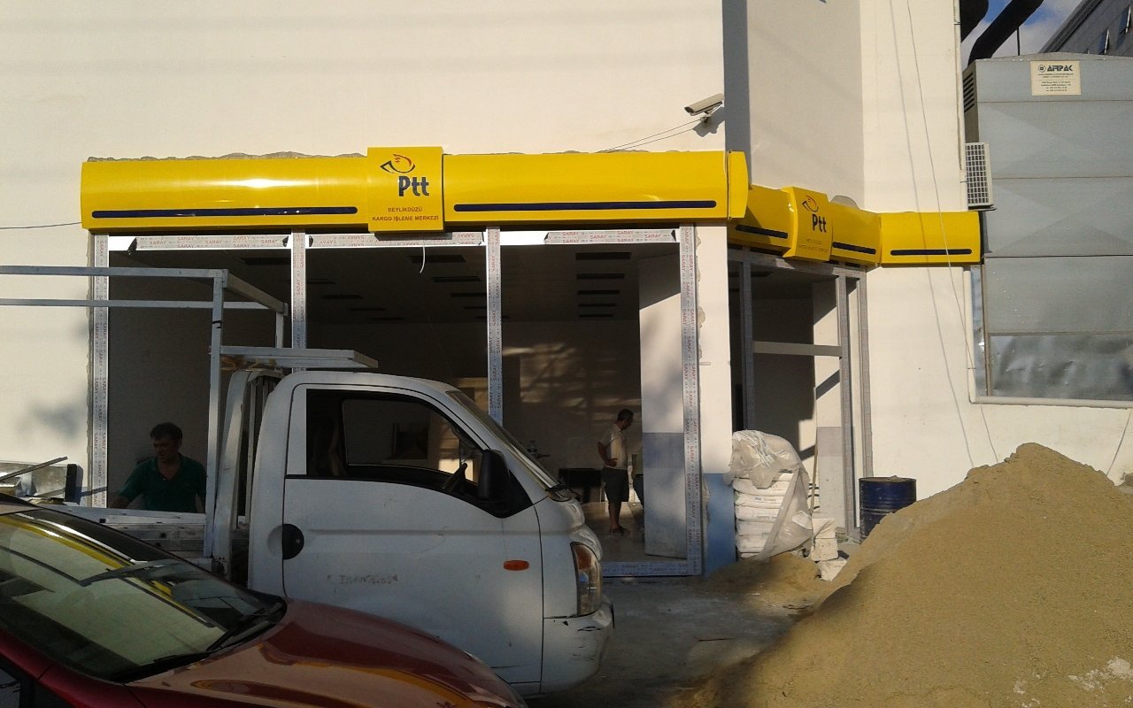 Ptt Alüminyum Dekupe Işıklı Tabela