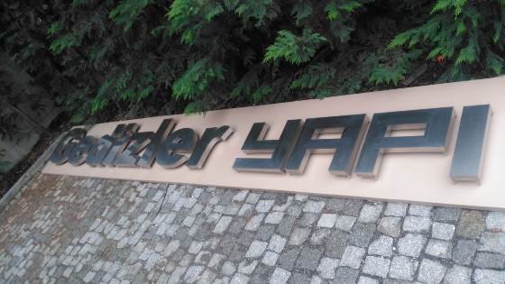 satine krom paslanmaz kutu harf tabela