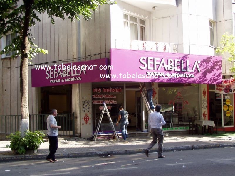 sefabella pleksi kutu harf ışıklı tabela