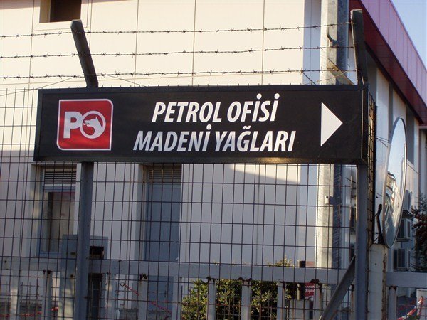 vinil bahçe yönlendirme tabela tabelası