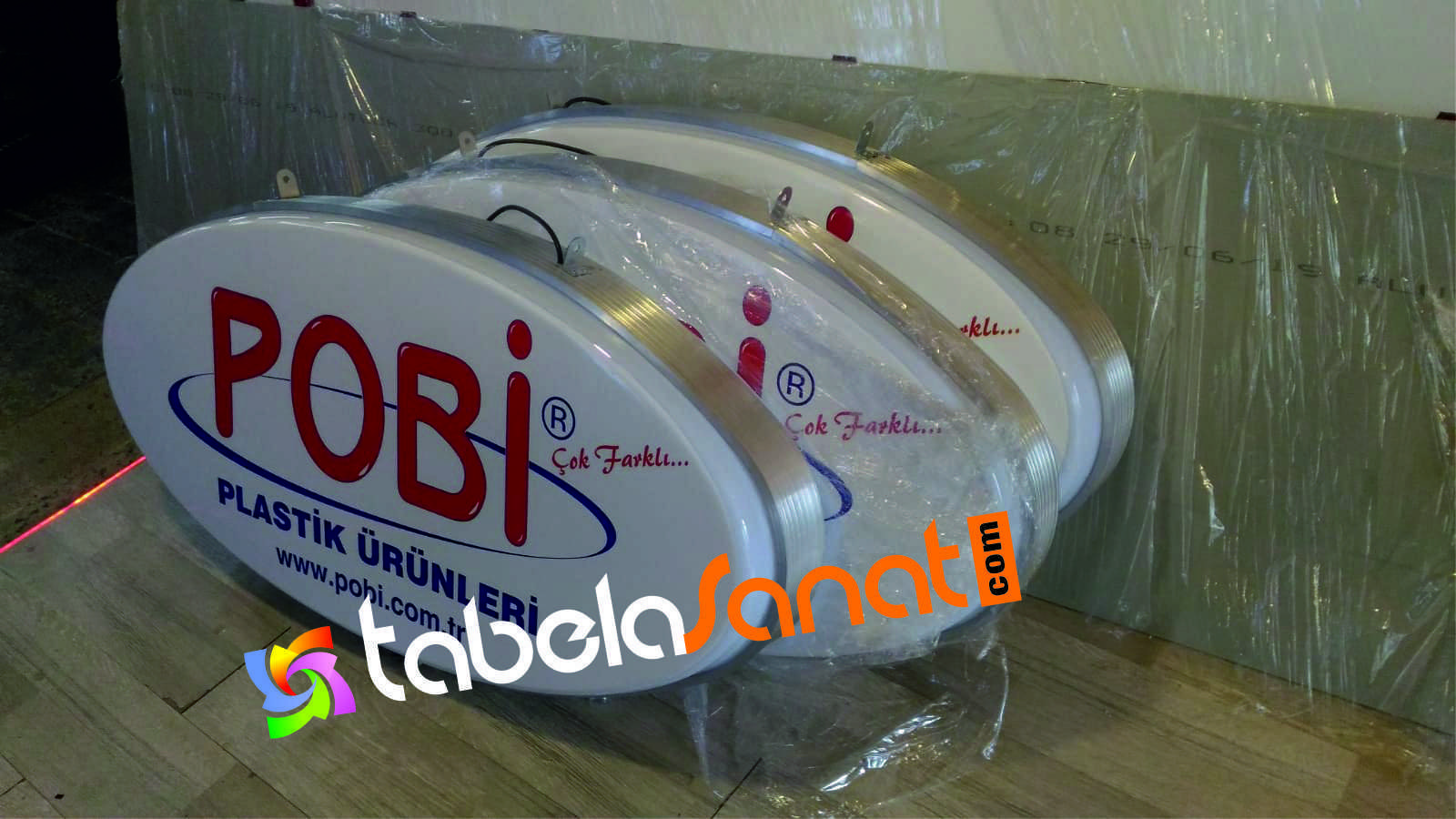 yazıma hazır elips pleksi ışıklı tabela