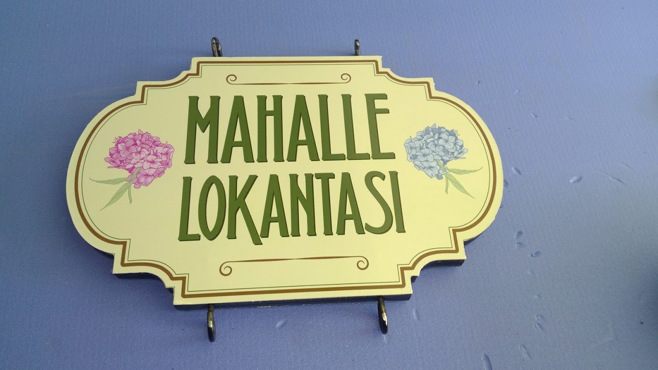 Özel Tasarım Dekoratif Lokanta Tabelası