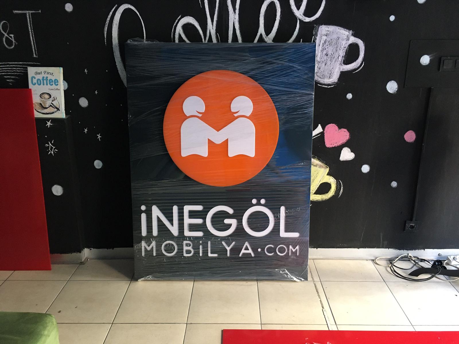 İnegöl Mobilya Işıklı Tabela